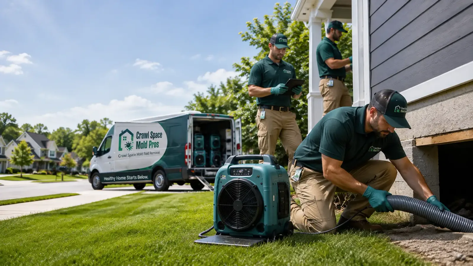 Crawl Space Mold Removal in Coleman, WI